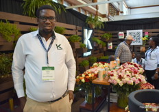 Collins Naholi of Koppert Biological Systems was present with their macro solutions against trips and white flies.